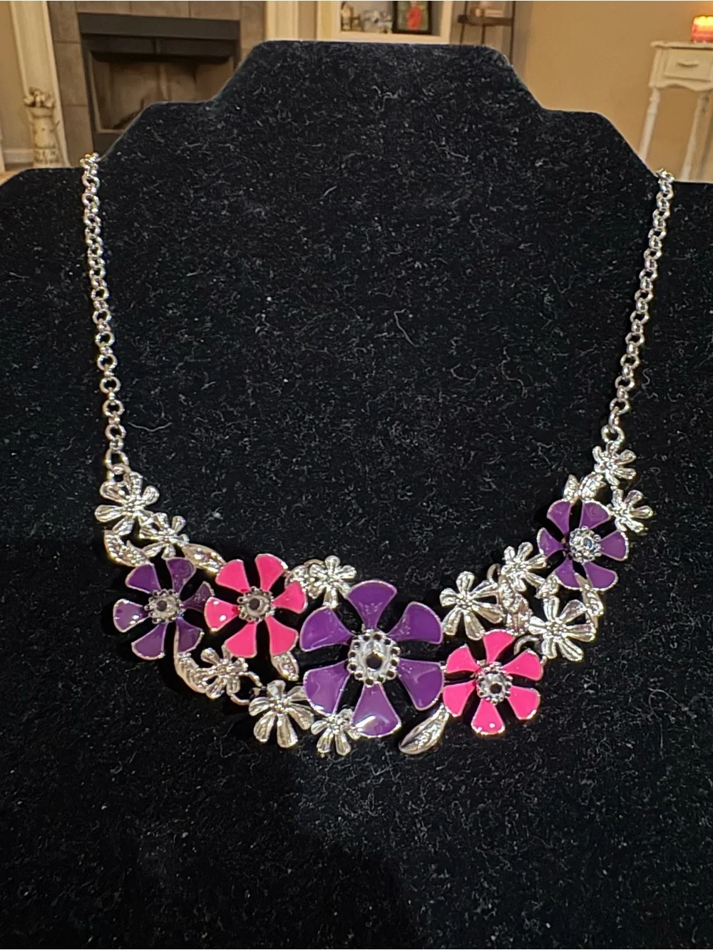 Paparazzi Necklace ~ Blooming Practice - Purple